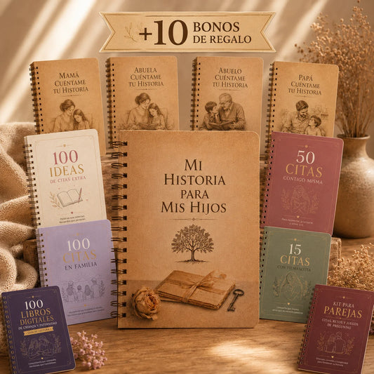 Mi Historia Para Mis Hijos + 10 Bonos de Regalo!